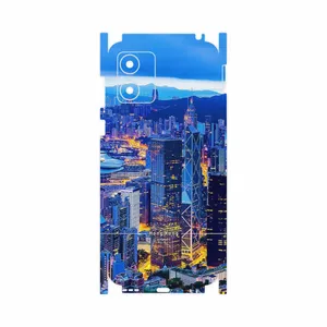 MAHOOT Hong Kong City-FullSkin Cover Sticker for Motorola Moto E13