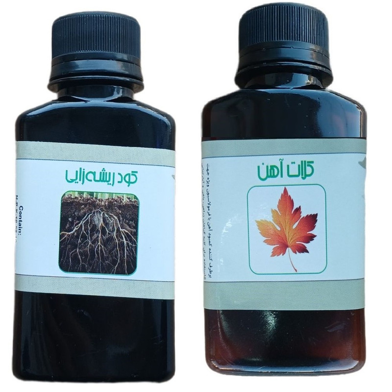 کود مایع ریشه زایی و کلات آهن مدل life drop حجم 110 میلی لیتر بسته 2 عددی