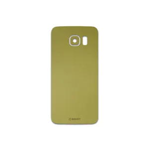 MAHOOT Matte-Gold Cover Sticker for Samsung Galaxy S6