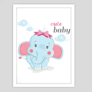 استیکر و تابلو کودک و نوزاد جیک جیک مدل فیل کوچولو کد G-2