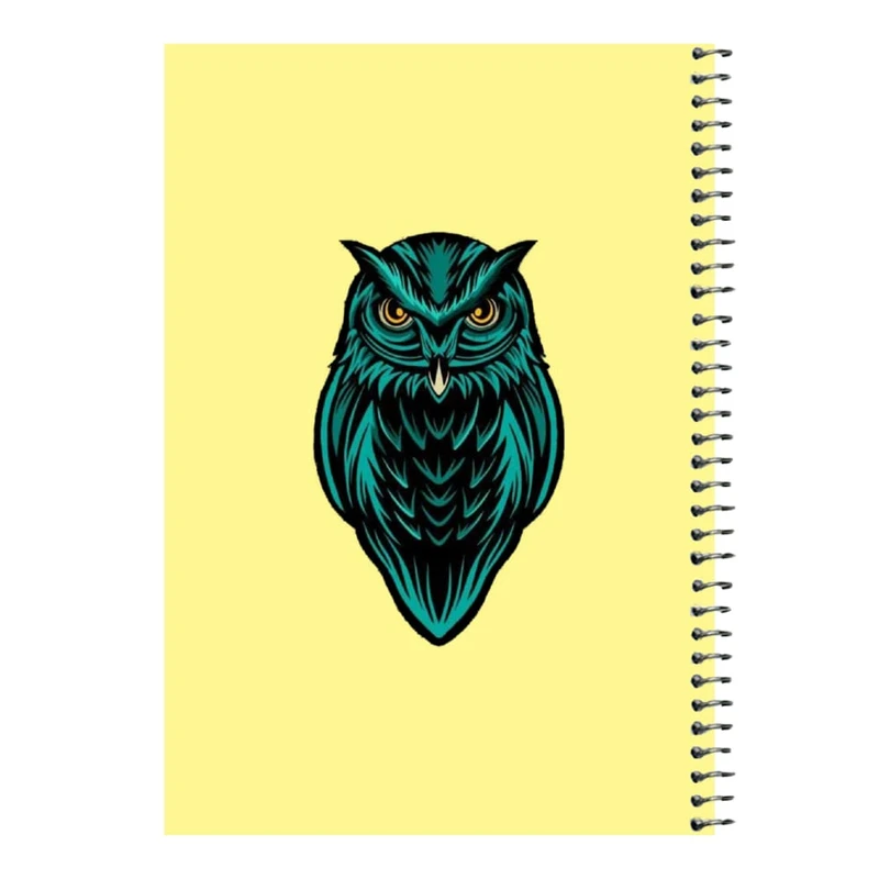 دفتر مشق 80 برگ اس جی مدل جغد  