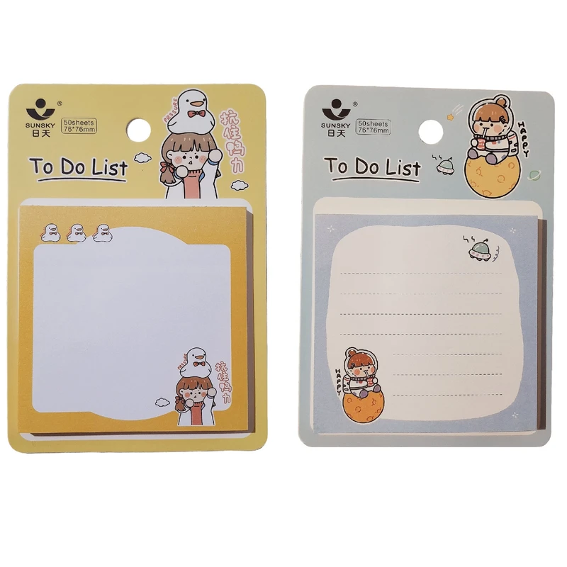 کاغذ یادداشت چسب دار مدل To Do List مجموعه دو عددی