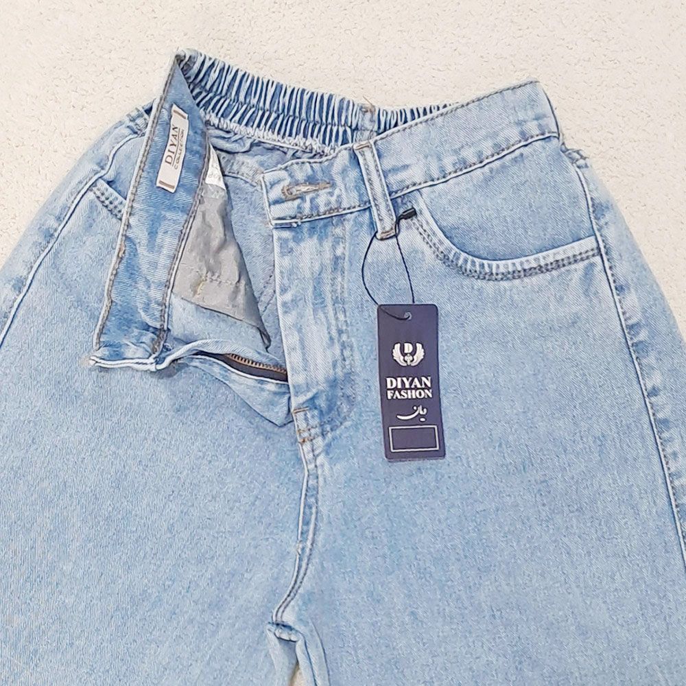 شلوار جین راسته زنانه دیان مدل نیم بگ -  - 29