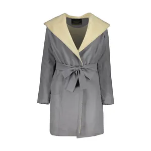 پالتو زنانه مدل 406 رنگ طوسی