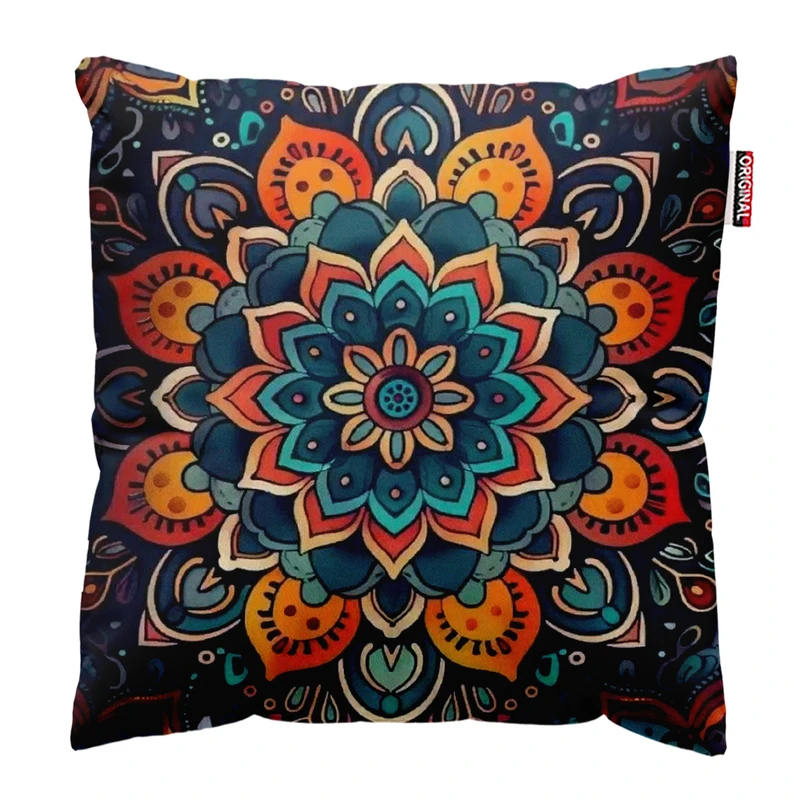 کوسن پاد آفرین مدل سنتی گل کد k51 سایز 30×30 سانتی‌متر