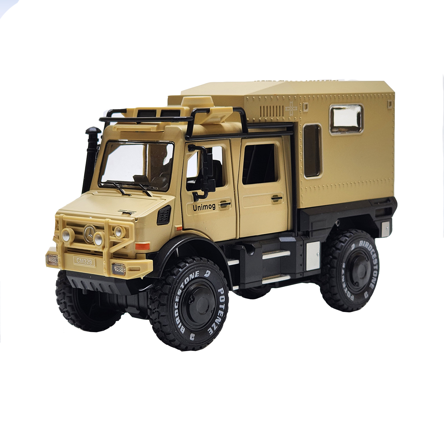 ماشین بازی مدل عقبکش فلزی طرح یونیماگ unimog truck
