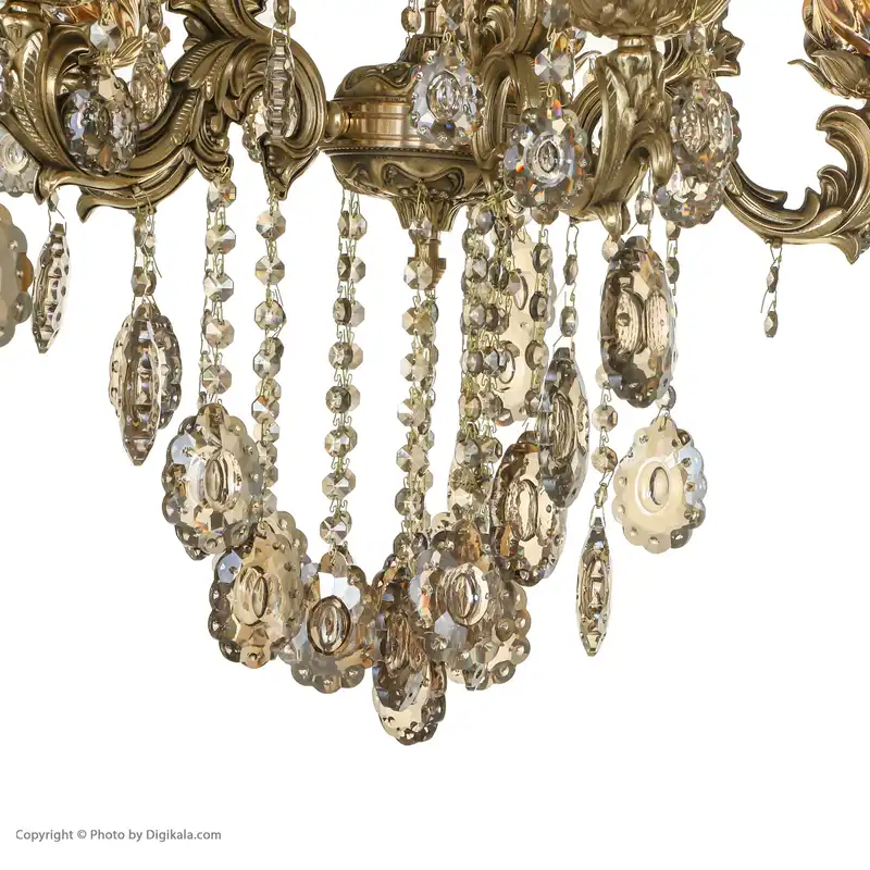 لوستر 10 شعله شاهان تک کد B/8036