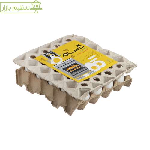 تخم مرغ تنظیم بازار حسام بسته 20 عددی