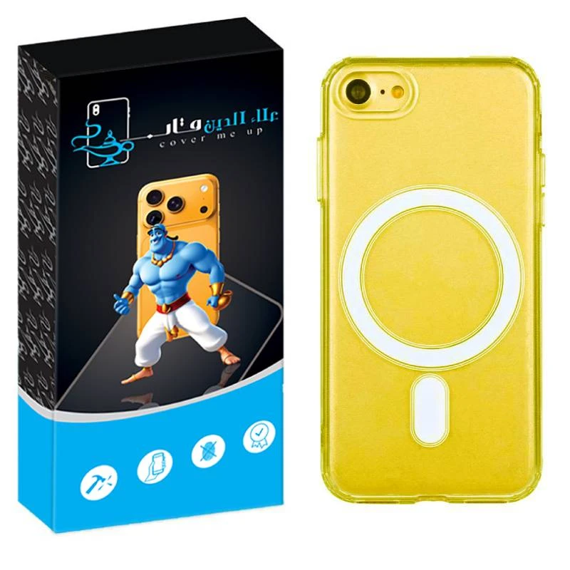 کاور علاالدین قاب مدل مگ سیف طرح ژله ای مناسب برای گوشی موبایل اپل iPhone 7 / 8 /SE 2020 /SE 2022 