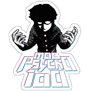 استیکر لپ تاپ مدل Mob Psycho 100