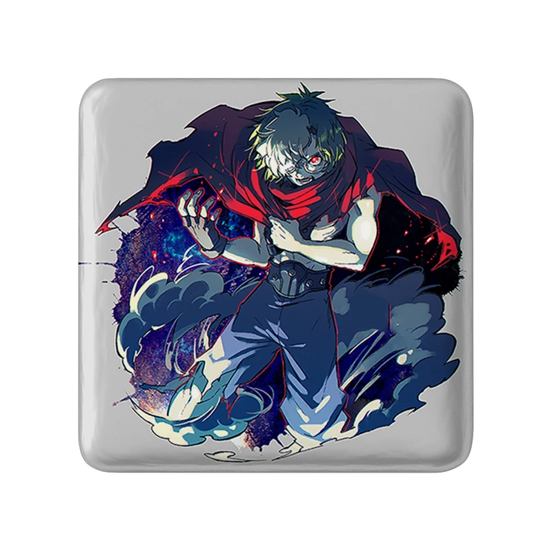 مگنت خندالو طرح انیمه کابانری (Kabaneri) مدل مربعی کد 35955