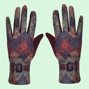 دستکش زنانه مدل Patterned SQ کد H1