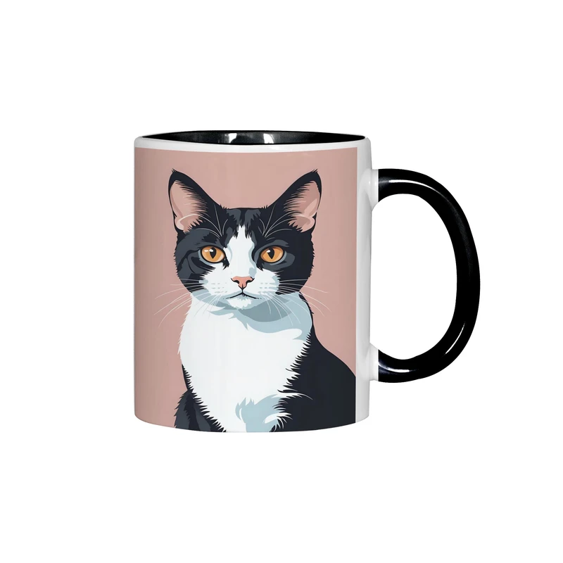 ماگ ژالینو طرح گربه کد 001