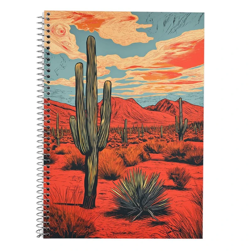 دفتر لغت 50 برگ مدوپد طرح کویر کد DF16689