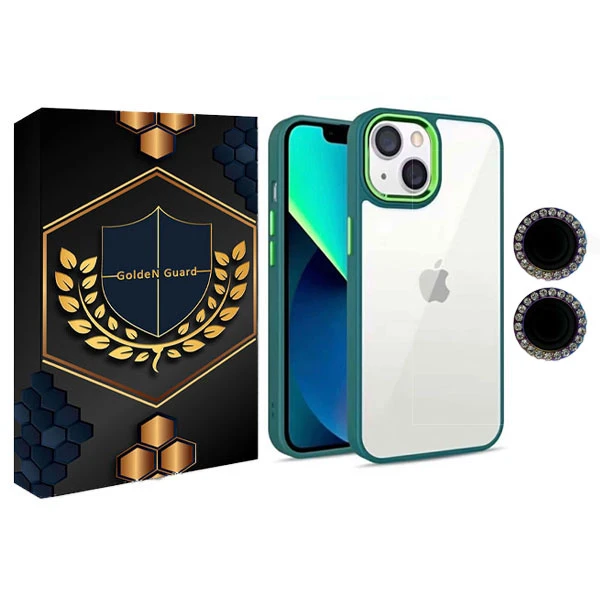 کاور گلدن گارد مدل M_skimi مناسب برای گوشی موبایل اپل iphone 13 به همراه محافظ لنز