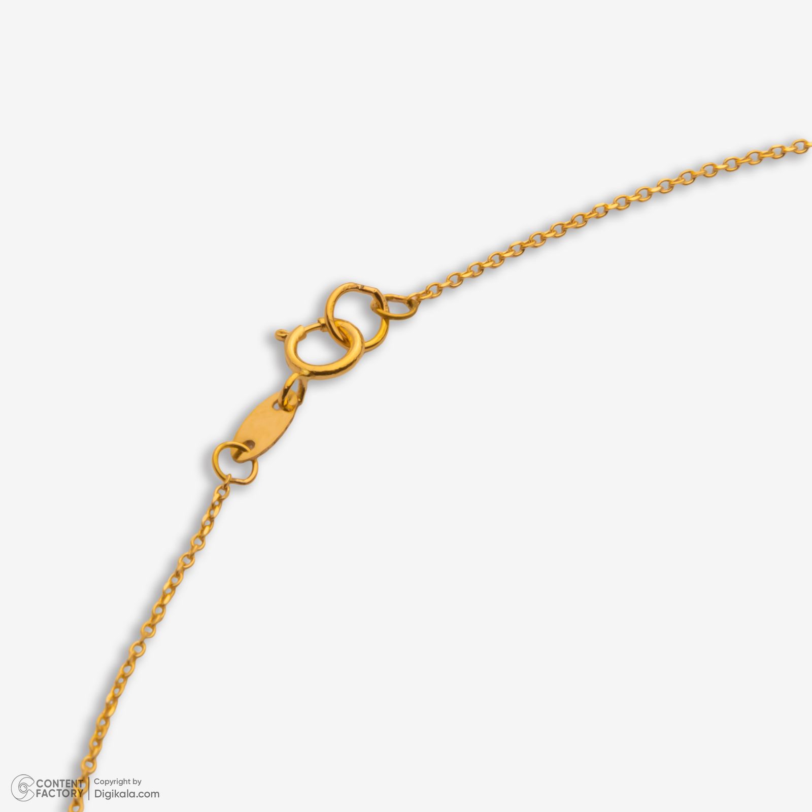 گردنبند طلا 18 عیار زنانه با زنجیر حلقه‌ای (فلامینگو) مایا ماهک مدل MM2181 -  - 5