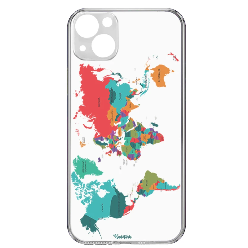 کاور طرح Map مناسب برای گوشی موبایل اپل IPhone 15 