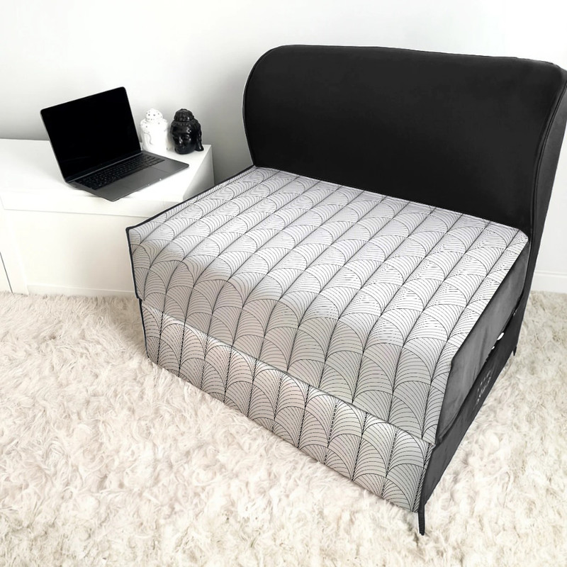 مبل تختخواب شو یک نفره نوپه هوم مدل آرت دکو P1088