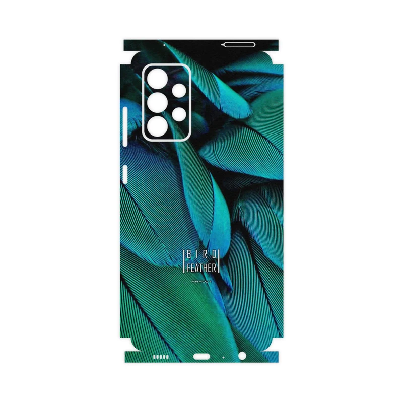 برچسب پوششی ماهوت مدل Green Feather-FullSkin مناسب برای گوشی موبایل سامسونگ Galaxy A52 5G