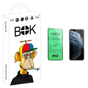 BOK +HD Ceramics Screen Protector For Apple iPhone X اپل