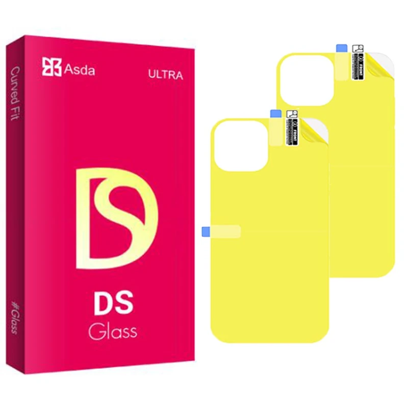  محافظ پشت گوشی نانو آسدا مدل DS مناسب برای گوشی موبایل اپل iPhone 14pro مجموعه 2 عددی