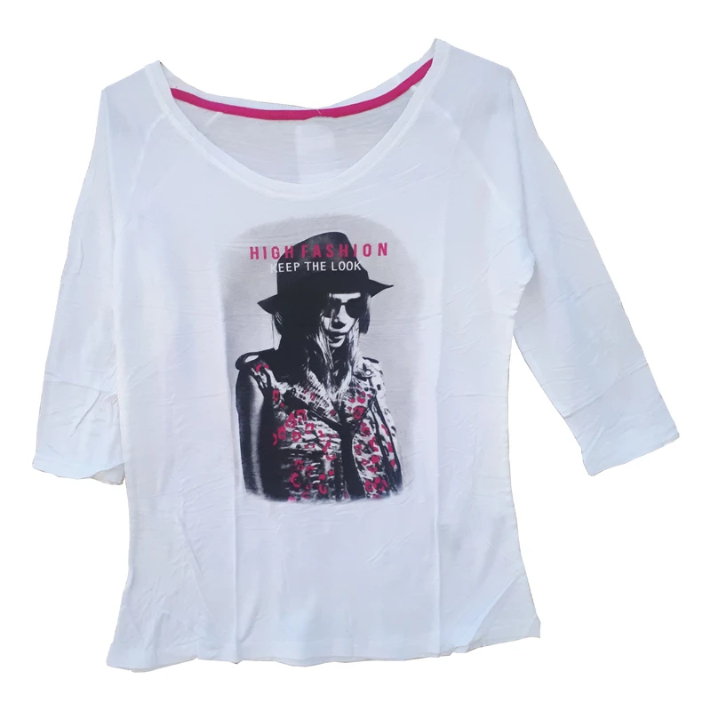 تی شرت زنانه لا استرادا مدل DON-1463