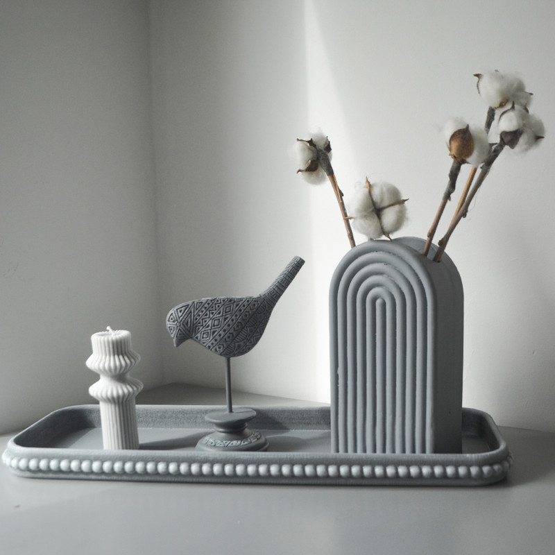 گلدان دکوری مدل رنگین کمان