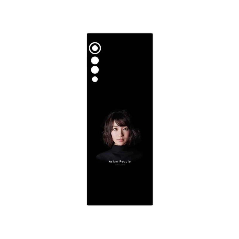 برچسب پوششی ماهوت مدل Portrait of an Asian Woman مناسب برای گوشی موبایل ال جی Velvet 5G