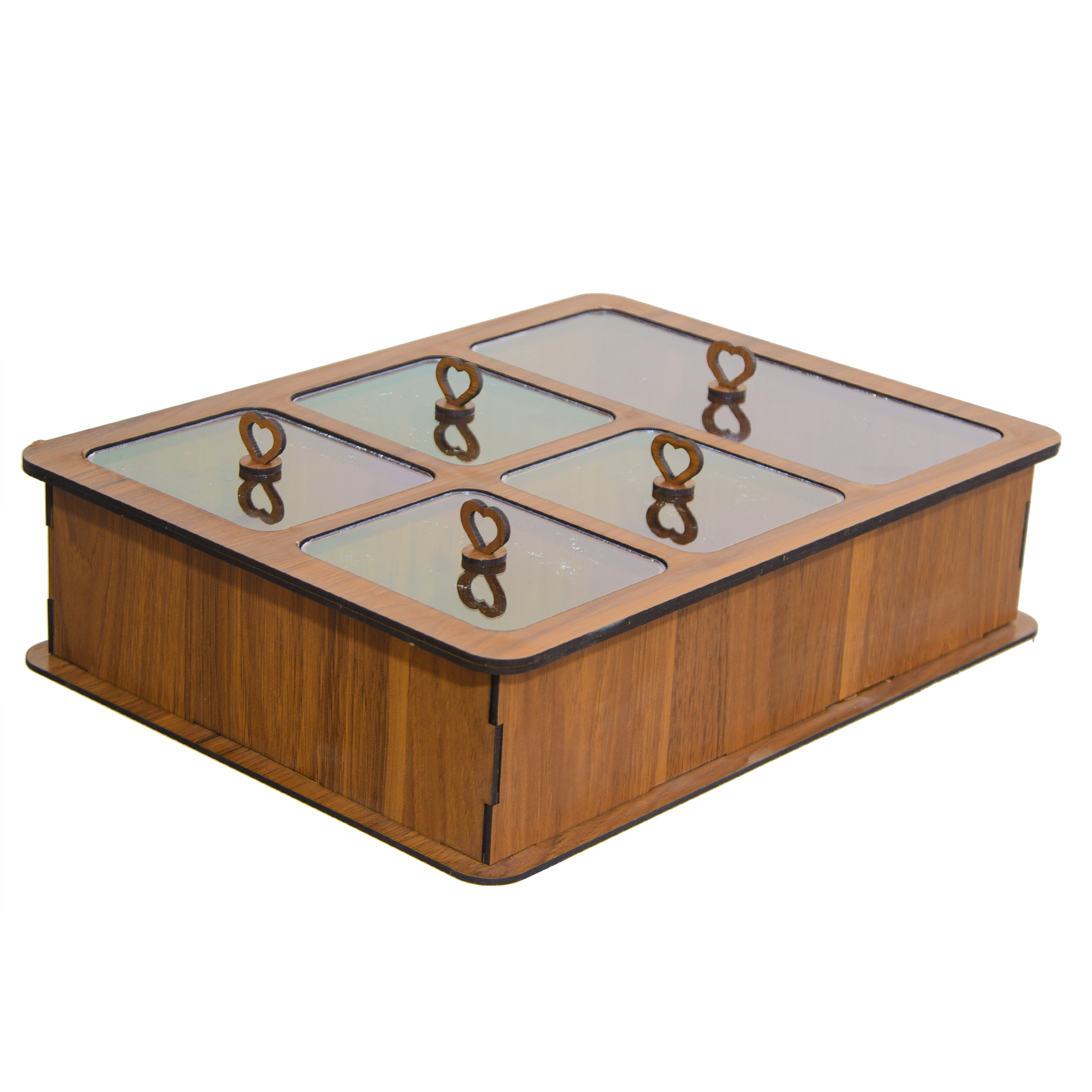 جعبه پذیرایی طرح قلب مدل 5 درب