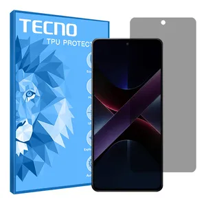 Tecno Resistant model privacy screen protector suitable for Xiaomi Poco X7 mobile phone 