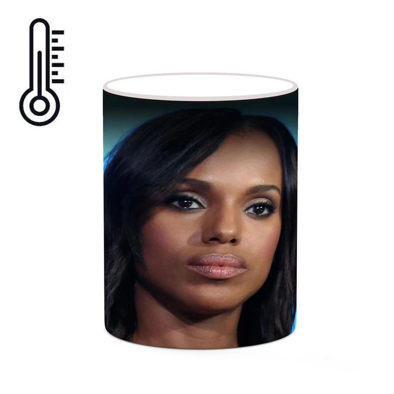 ماگ حرارتی کاکتی طرح Kerry Washington مدل mgh26707