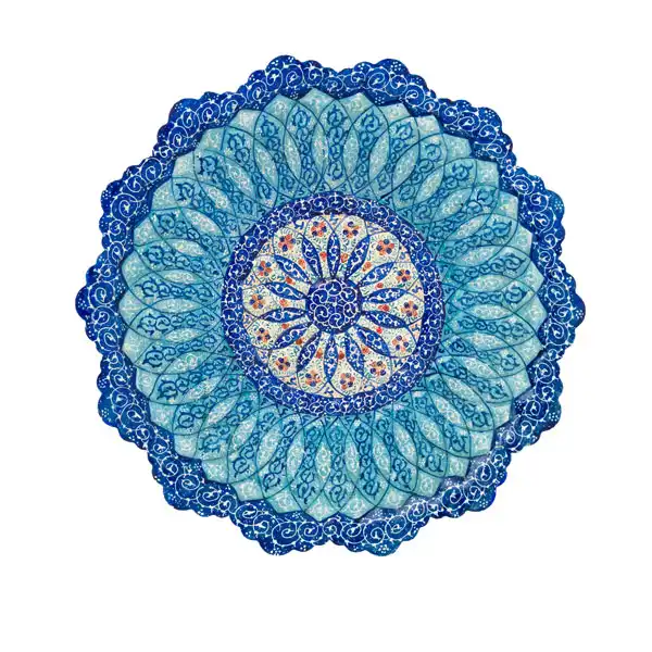 بشقاب میناکاری مدل mnk03-1