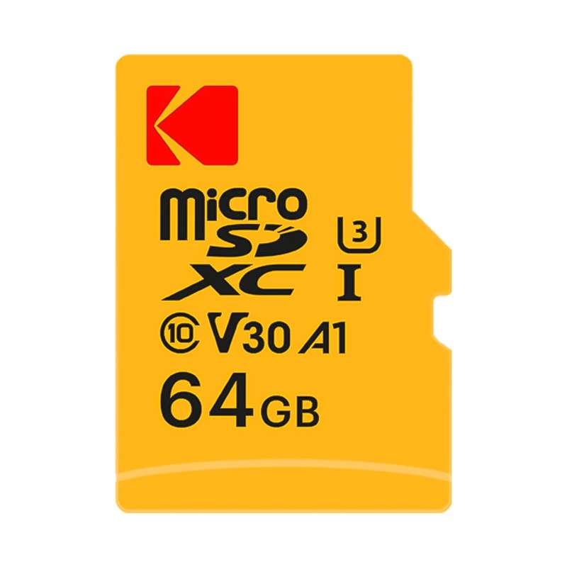 کارت حافظه microSDXC کداک مدل ULTRA PERFORMANCE کلاس 10 استاندارد UHS-I U3 V30 A1 سرعت 100MBps ظرفیت 64 گیگابایت به همراه آداپتورSD کارت حافظه microSDXC کداک مدل ULTRA PERFORMANCE کلاس 10 استاندارد UHS-I U3 V30 A1 سرعت 100MBps ظرفیت 64 گیگابایت به همراه آداپتورSD