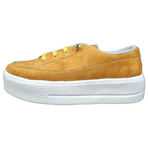 کفش روزمره زنانه مدل شنتیا رنگ خردلی