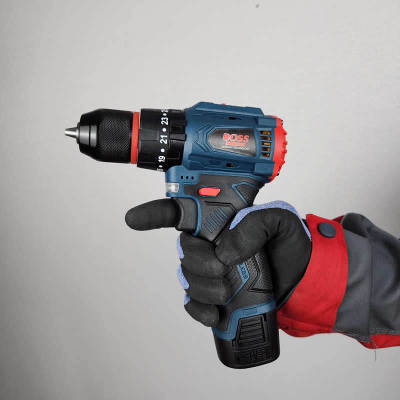 دریل چکشی شارژی برشلس باس کد GHR406 مجموعه 25 عددی