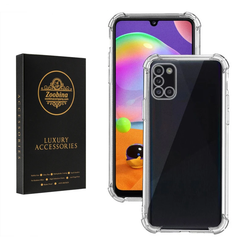 کاور زوبینا مدل Clear مناسب برای گوشی موبایل سامسونگ Galaxy A31