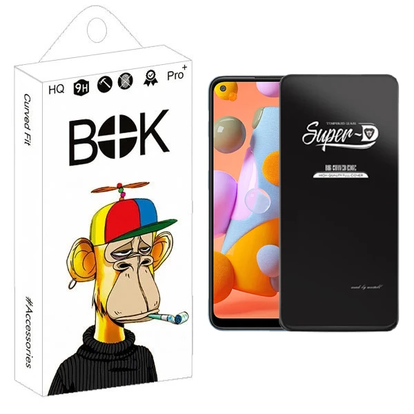 محافظ صفحه نمایش بوک مدل Transparent SuperD مناسب برای گوشی موبایل سامسونگ Galaxy M11