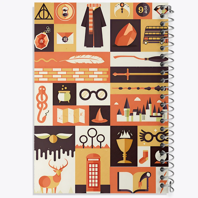 دفتر نقاشی 50 برگ خندالو طرح هری پاتر (Harry Potter) کد N3152