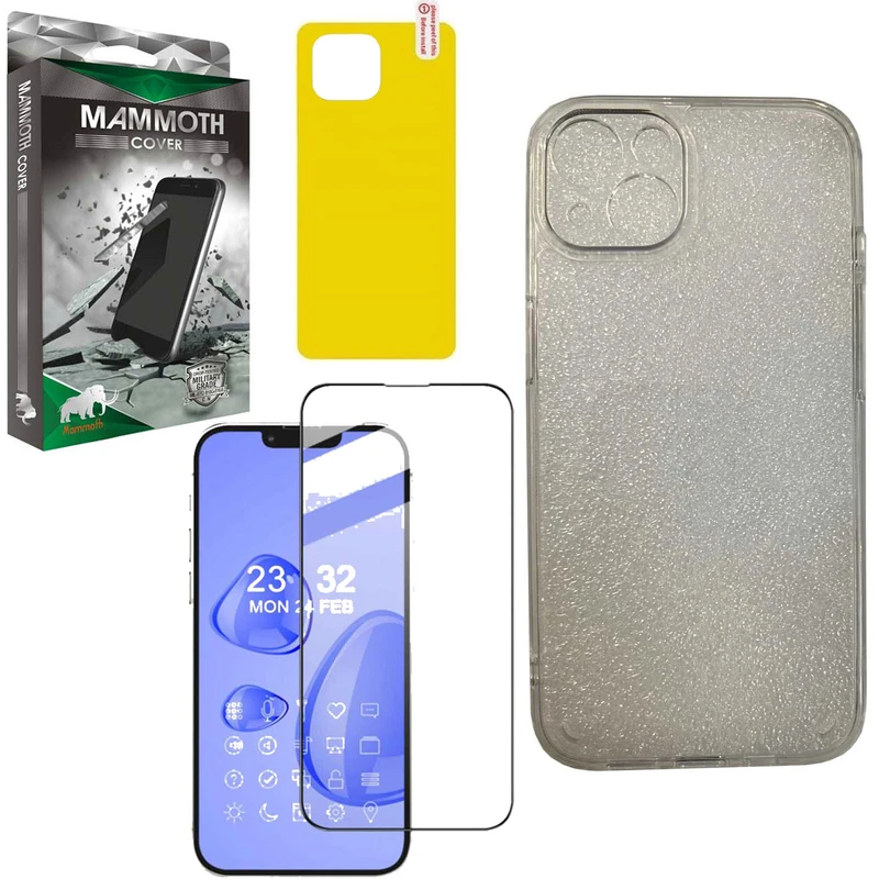 کاور کروکودیل مدل MMT-PC-AAA مناسب برای گوشی موبایل اپل Iphone 14 Plus به همراه محافظ صفحه نمایش و محافظ پشت گوشی 