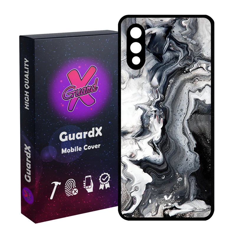 کاور گارد ایکس طرح ماربل مدل Glass10277 مناسب برای گوشی موبایل سامسونگ Galaxy A02 / M02