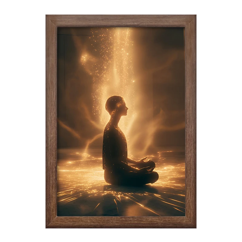 تابلو خندالو طرح مدیتیشن (Meditation) کد F8891