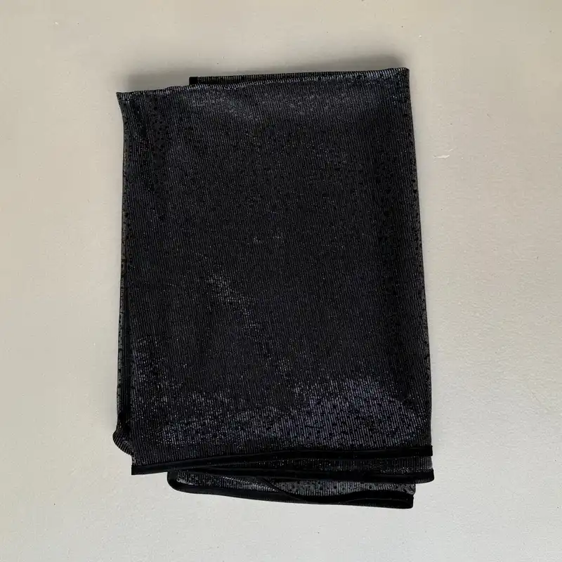 شال زنانه مدل مجلسی حریر کش دو رو لیزری خالخالی کد 3