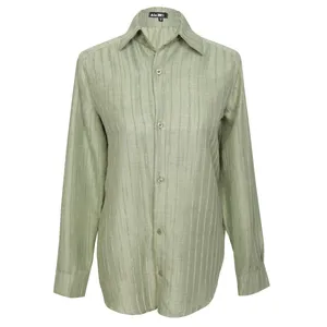 شومیز آستین بلند یقه برگردان زنانه مدل Z505gn