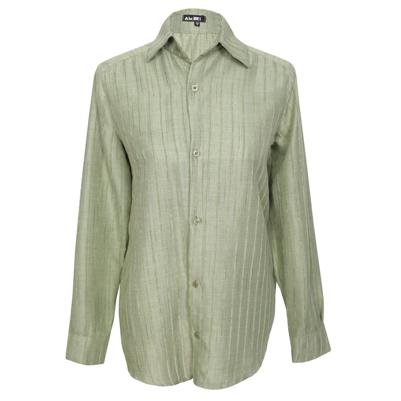 شومیز آستین بلند یقه برگردان زنانه مدل Z505gn