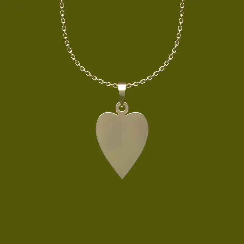 گردنبند طلا 18 عیار زنانه مدوپد مدل مربع هندسی کد CA11120