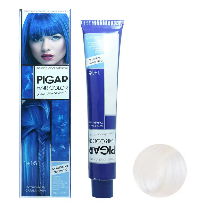 رنگ مو پیگار شماره 90.000 حجم 100 میلی لیتر رنگ سوپر یخی