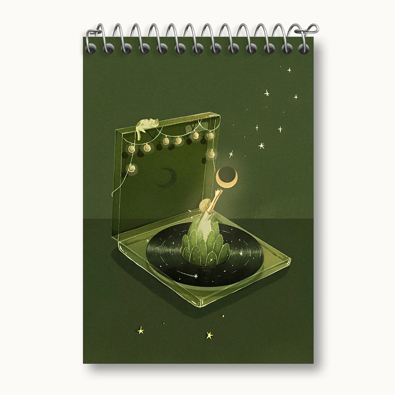 دفتر یادداشت 50 برگ خندالو طرح دخترانه کد N3096