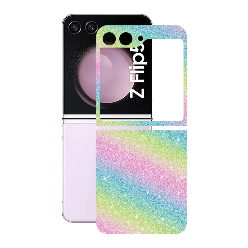 برچسب پوششی ریمکس مدل Shiny کد SH006 مناسب برای گوشی موبایل سامسونگ Galaxy Z Flip5