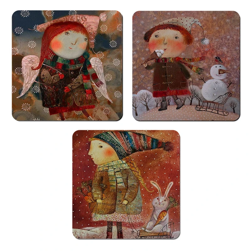 مگنت صباطرح مدل دخترانه کد M1310 مجموعه 3 عددی