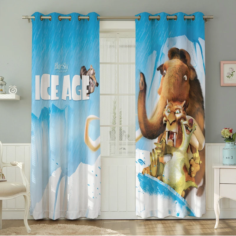 پرده نیروانا طرح کودک  مدل هازان کد 4782 سایز 140×280 سانتی متر